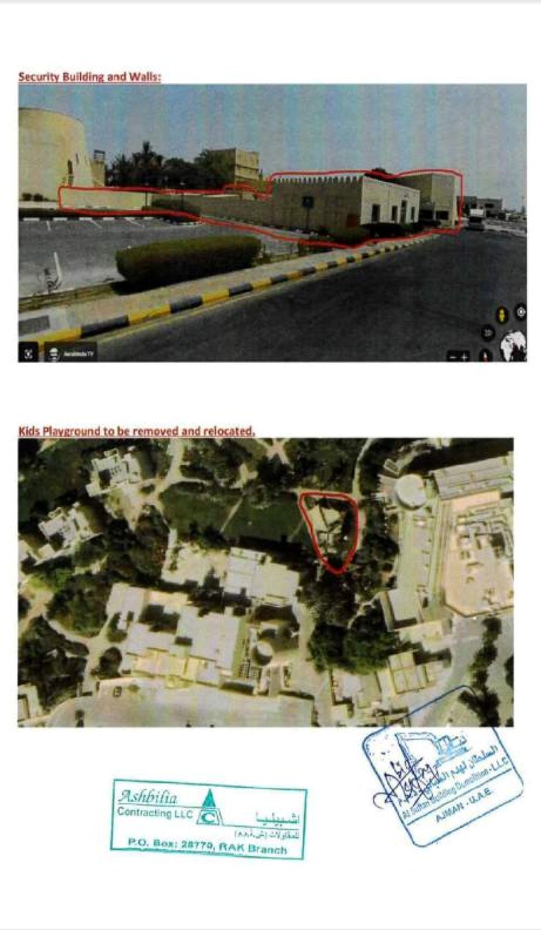 Sofitel Villas demolition evidence and site information